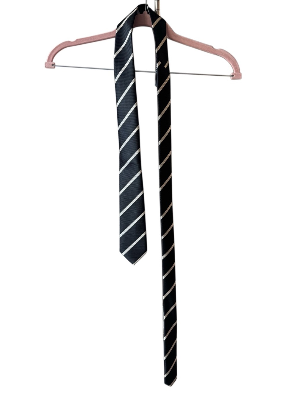 Classic Black Stripe Unisex Tie